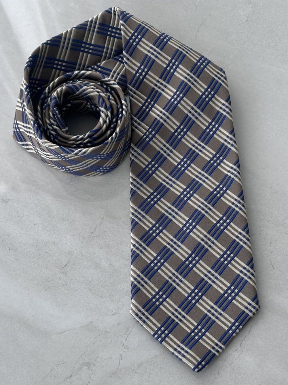 Ermenegildo Zegna Men's Silk Striped Repp Tie Multicolor Made in Italy